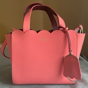 Kate Spade New York Magnolia Street Micro Mina Satchel in Coral